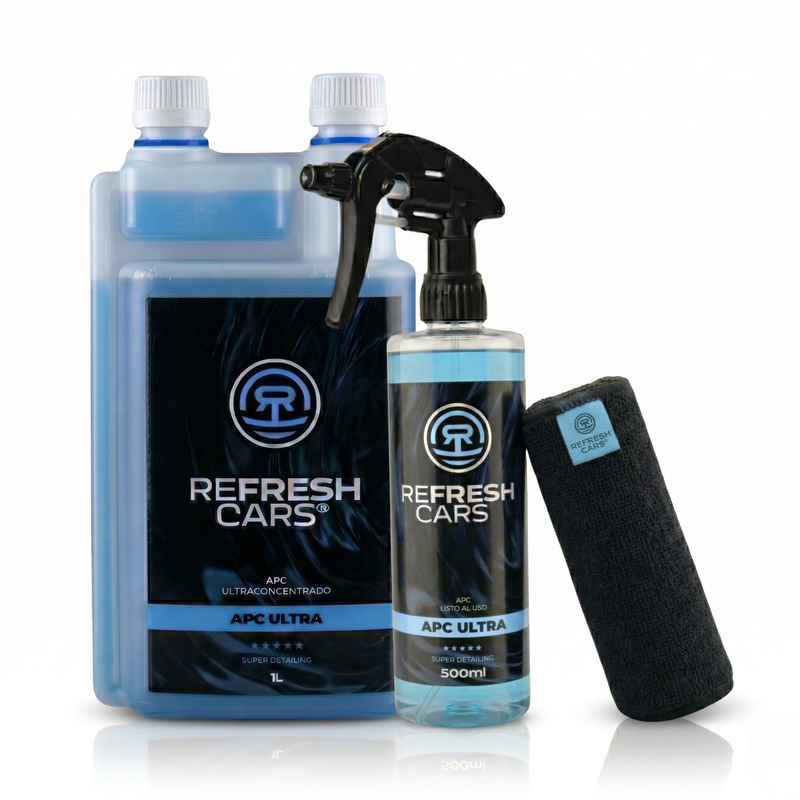 APC ultraconcentrado eco Refresh Cars 1L, limpiador multiusos profesional