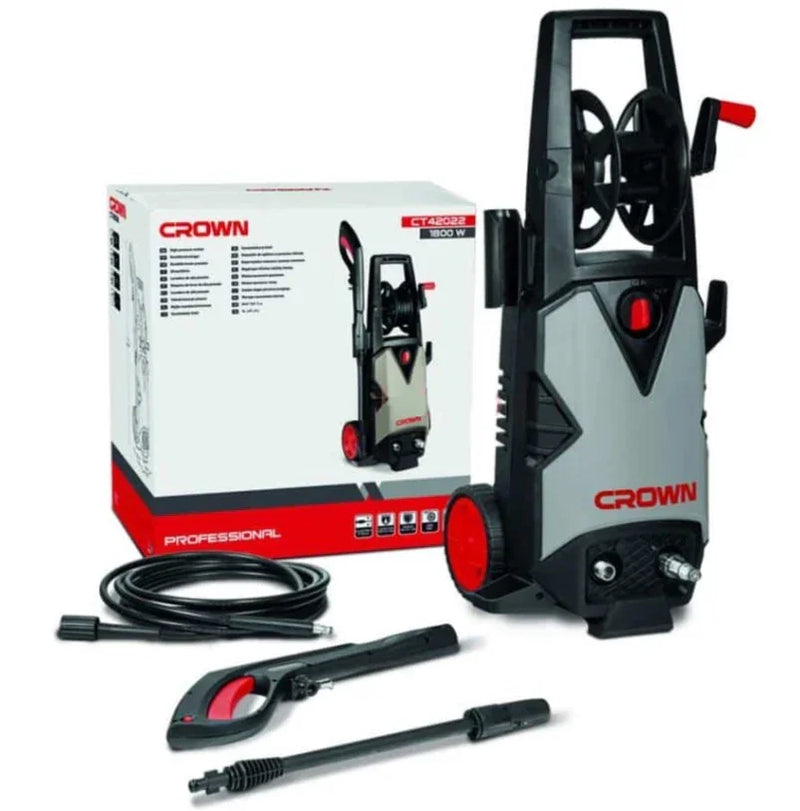 Lavado a presión de coches y motos con hidrolimpiadora Crown Professional CT42022