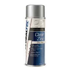 Spray de zinc claro 400 ml, protector anticorrosivo de galvanizado en frío, Globaltec Professional